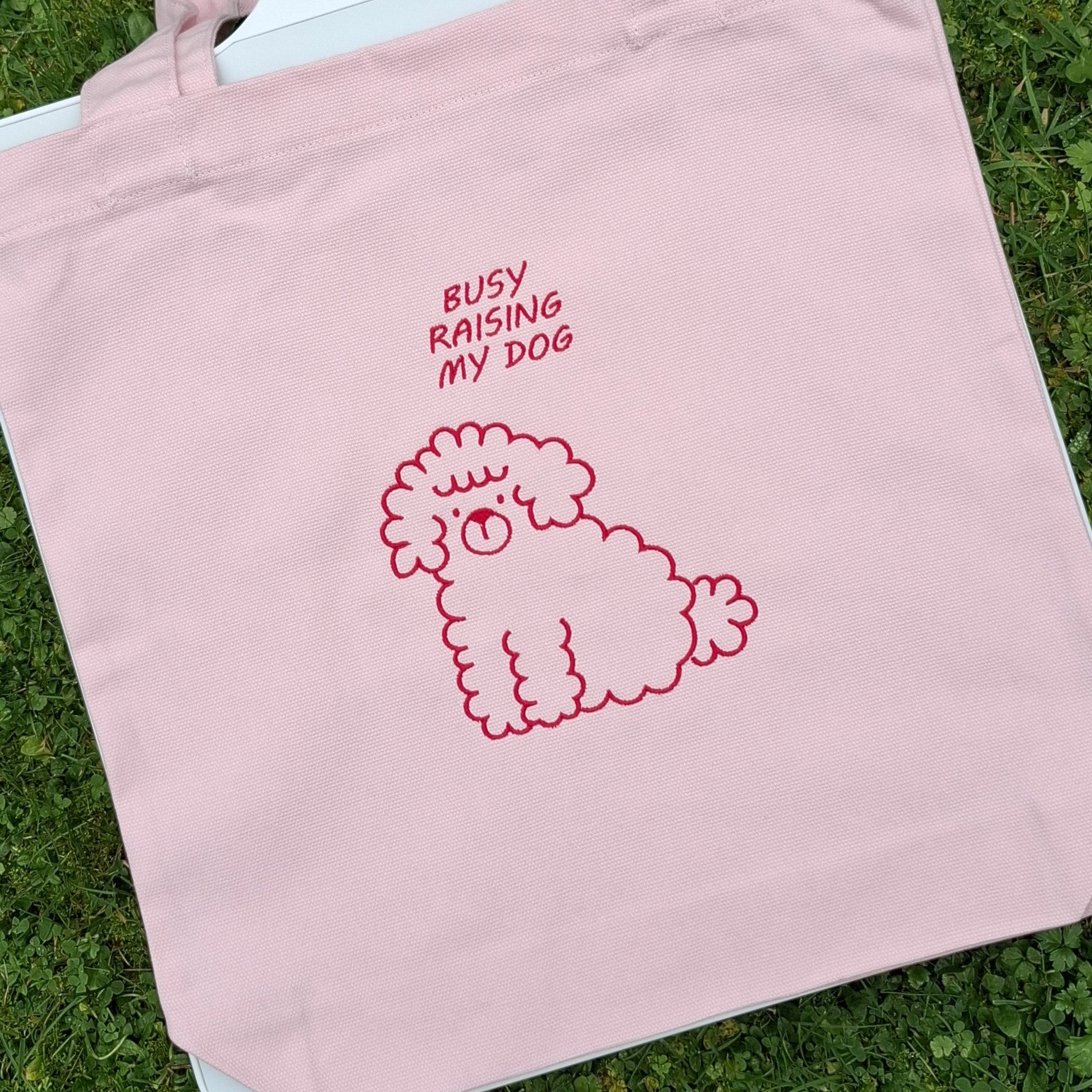 Busy Raising My Dog Tote
