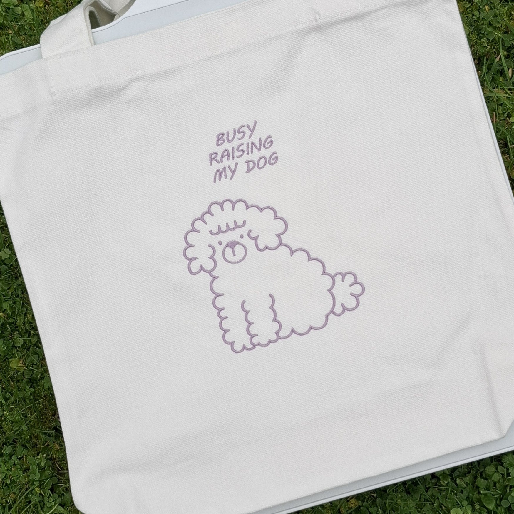 Busy Raising My Dog Tote