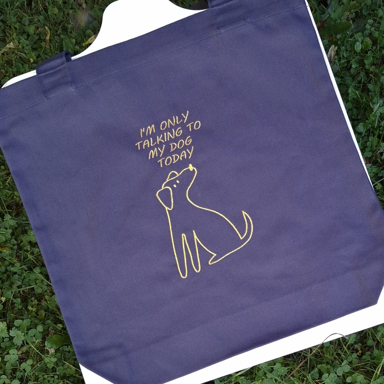 I'm Only Talking to My Dog Today Tote